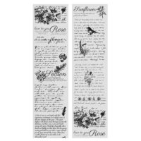 Scrapbooking plastové Washi pásky - Rose, B