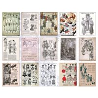 Scrapbooking dekorativní papír v bločku - Typ B, 60 kusů