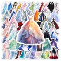Scrapbooking samolepky večerní róba - 60 kusů