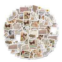 Scrapbooking samolepky - Zápisníkové, 46 kusů