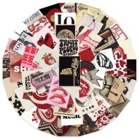 Scrapbooking retro samolepky - Girls Stickers, 50 kusů