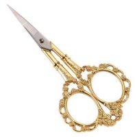 Scrapbooking Vintage nůžky - Zlaté barvy