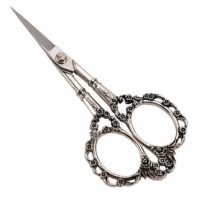 Scrapbooking Vintage nůžky - Starožitná stříbrná barva