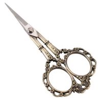 Scrapbooking Vintage nůžky - Bronzová barva