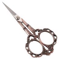 Scrapbooking Vintage nůžky - Červená měď