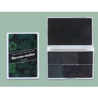 Scrapbooking paleta inkoustových barev - Sedm odstínů černé