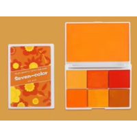 Scrapbooking paleta inkoustových barev - Sedm odstínů oranžové
