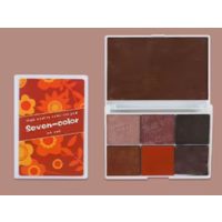 Scrapbooking paleta inkoustových barev - Sedm odstínů hnědé