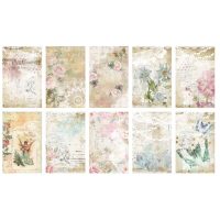 Scrapbooking vintage dekorativní krajkový papír - Vzor A, 30 listů