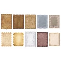 Scrapbooking vintage dekorativní krajkový papír - Vzor D, 30 listů