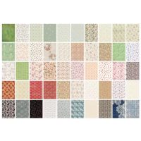 Scrapbooking blok dekorativních papírů se vzory - 100 listů, vzor A