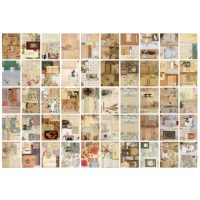 Scrapbooking blok dekorativních papírů se vzory - 100 listů, vzor E