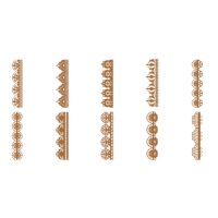 Scrapbooking dekorativní papír - 10 kusů, vzor H