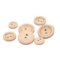 Scrapbooking handmade with love knoflíky - Velikost M, 100 kusů