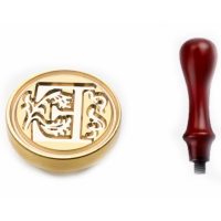 Scrapbooking pečetní razítko s rukojetí - Vzor E