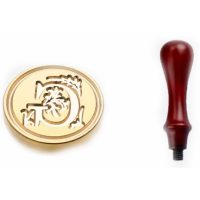 Scrapbooking pečetní razítko s rukojetí - Vzor G