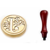 Scrapbooking pečetní razítko s rukojetí - Vzor J