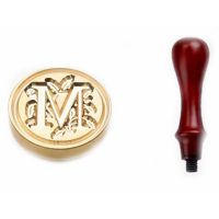 Scrapbooking pečetní razítko s rukojetí - Vzor M