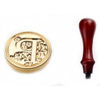 Scrapbooking pečetní razítko s rukojetí - Vzor P