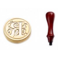 Scrapbooking pečetní razítko s rukojetí - Vzor R