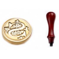 Scrapbooking pečetní razítko s rukojetí - Vzor S