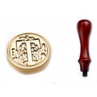 Scrapbooking pečetní razítko s rukojetí - Vzor T