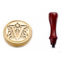 Scrapbooking pečetní razítko s rukojetí - Vzor V