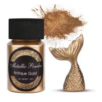 Scrapbooking metalický pigment - Antické zlato, 20 ml
