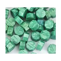 Scrapbooking korálkový pečetní vosk - Tmavě zelený B7, 100 kusů