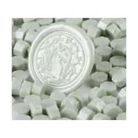 Scrapbooking korálkový pečetní vosk - Šedo bílý B10, 100 kusů