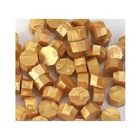 Scrapbooking korálkový pečetní vosk - Zlatý D4, 100 kusů