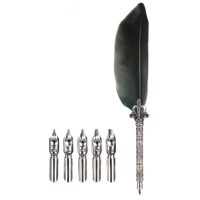 Scrapbooking sada psacího brka a náhradních hrotů - Zelené