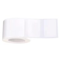 Scrapbooking role samolepících štítků do termotiskárny - Bílé, 30 x 20 mm