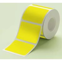 Scrapbooking role samolepících štítků do termotiskárny - Žluté, 40 x 30 mm