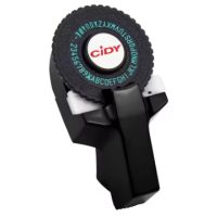 Scrapbooking štítková raznice s příslušenstvím - Černá, dvě pásky