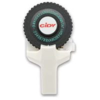 Scrapbooking štítková raznice s příslušenstvím - Bílá, tři pásky