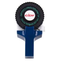 Scrapbooking štítková raznice s příslušenstvím - Tmavě modrá, tři pásky