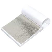 Scrapbooking listy fólie - 100 kusů, starožitná stříbrná