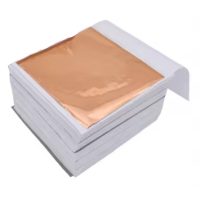 Scrapbooking listy fólie - 100 kusů, růžová zlatá