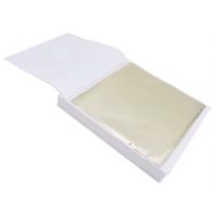 Scrapbooking listy fólie - 100 kusů, šampaň stříbrná