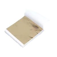 Scrapbooking listy fólie - 100 kusů, antická zlatá