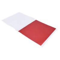 Scrapbooking listy fólie - 100 kusů, červená