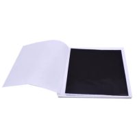 Scrapbooking listy fólie - 100 kusů, černá