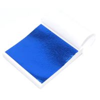 Scrapbooking listy fólie - 100 kusů, safírově modrá