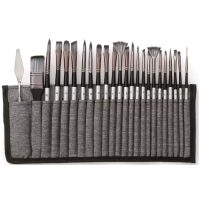 Scrapbooking malířská sada - Špachtle a štětce