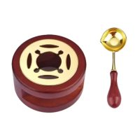 Scrapbooking sada na tavení pečetního vosku - Hnědá