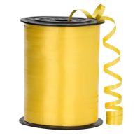 Scrapbooking tenká stuha - Žlutá, 230 metrů