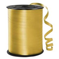 Scrapbooking tenká stuha - Zlatá, 230 metrů