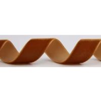 Scrapbooking široká sametová stuha - Světle hnědá, V026