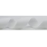 Scrapbooking široká sametová stuha - Bílá, V030